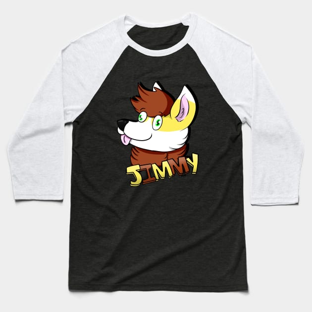 Jimmy Jackal Baseball T-Shirt by HallowfoxProductions